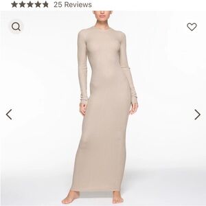 IN SEARCH OF! Skims waffle dress stone color medium or large